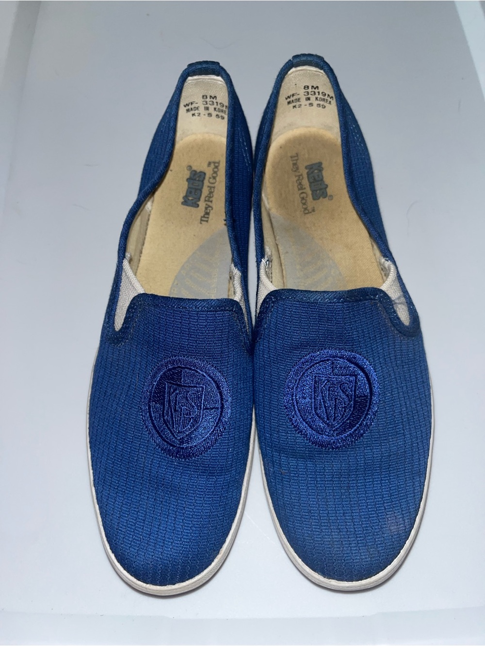 Vintage Keds Navy Blue Slip-On Flats
